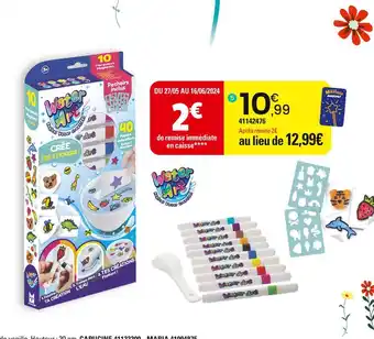 JouéClub Lunii WATER ART STICKERS PACK offre