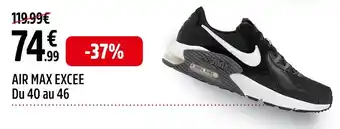 Intersport NIKE AIR MAX EXCEE offre