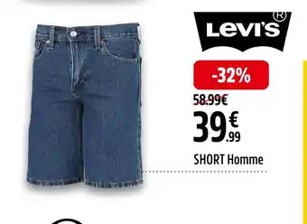 Intersport LEVI'S SHORT Homme offre