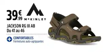 Mc KINLEY JACKSON RG III AB Du 41 au 46