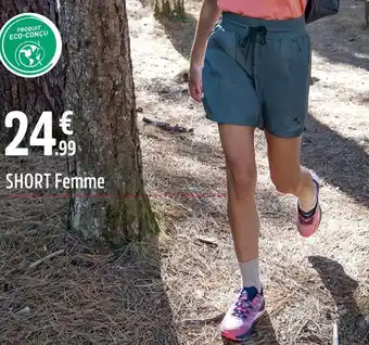 Intersport SHORT Femme offre