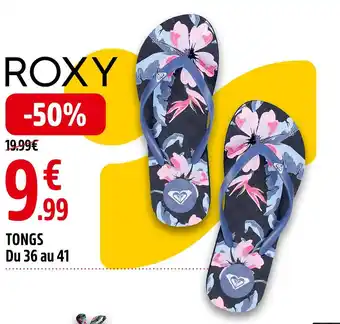 Intersport ROXY TONGS offre
