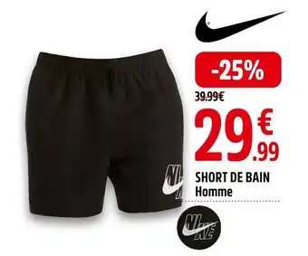 Intersport Nike SHORT DE BAIN Homme offre