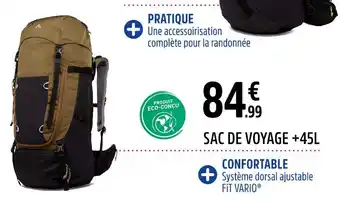 Intersport Mc KINLEY SAC DE VOYAGE +45L offre