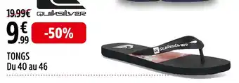 Intersport QUIKSILVER TONGS offre