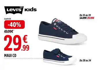 Intersport LEVI'S kids MAUI CD offre