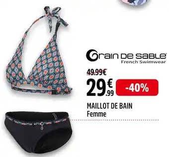 Intersport Grain de sable MAILLOT DE BAIN Femme offre