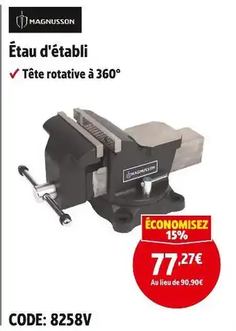 MAGNUSSON Étau d'établi
