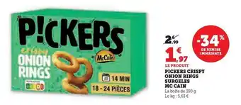 Super U Mccain - pickers crispy onion rings surgeles offre