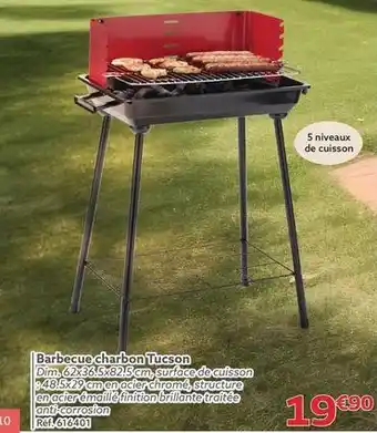 Gifi Barbecue charbon tucson offre