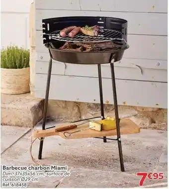 Gifi Barbecue charbon miami offre