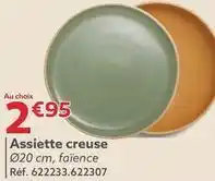 Assiette creuse