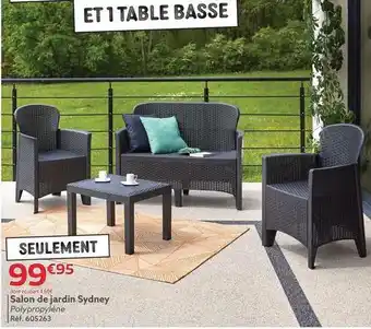 Gifi Salon de jardin sydney offre