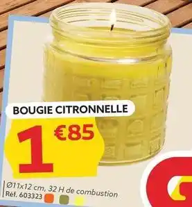 Gifi Bougie citronnelle offre