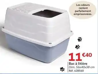 Gifi Bac à litière offre