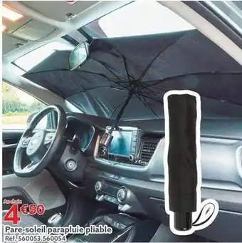 Gifi Pare soleil parapluie pliable offre