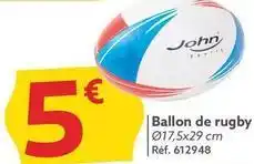 Gifi Ballon de rugby offre