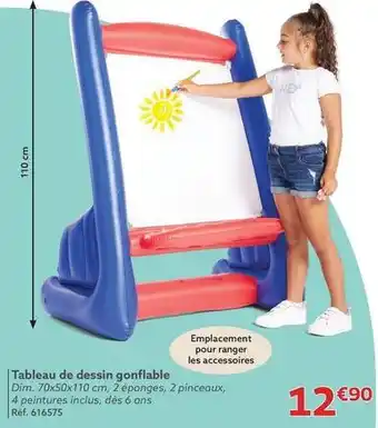 Gifi Tableau de dessin gonflable offre