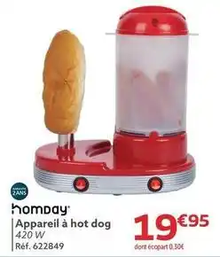 Gifi Homday - appareil a hot dog offre