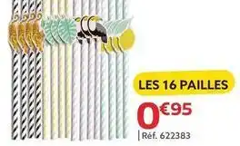Gifi Les 16 pailles offre