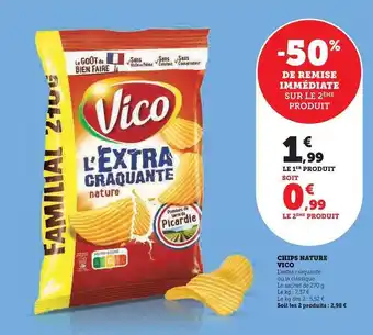 Super U Vico - chips nature offre