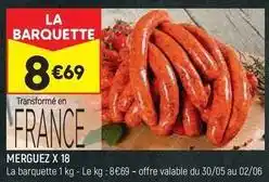 Leader Price Merguez offre