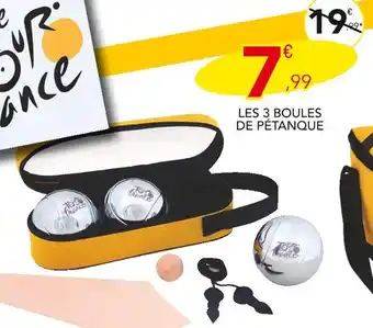 Stokomani LES 3 BOULES DE PÉTANQUE offre