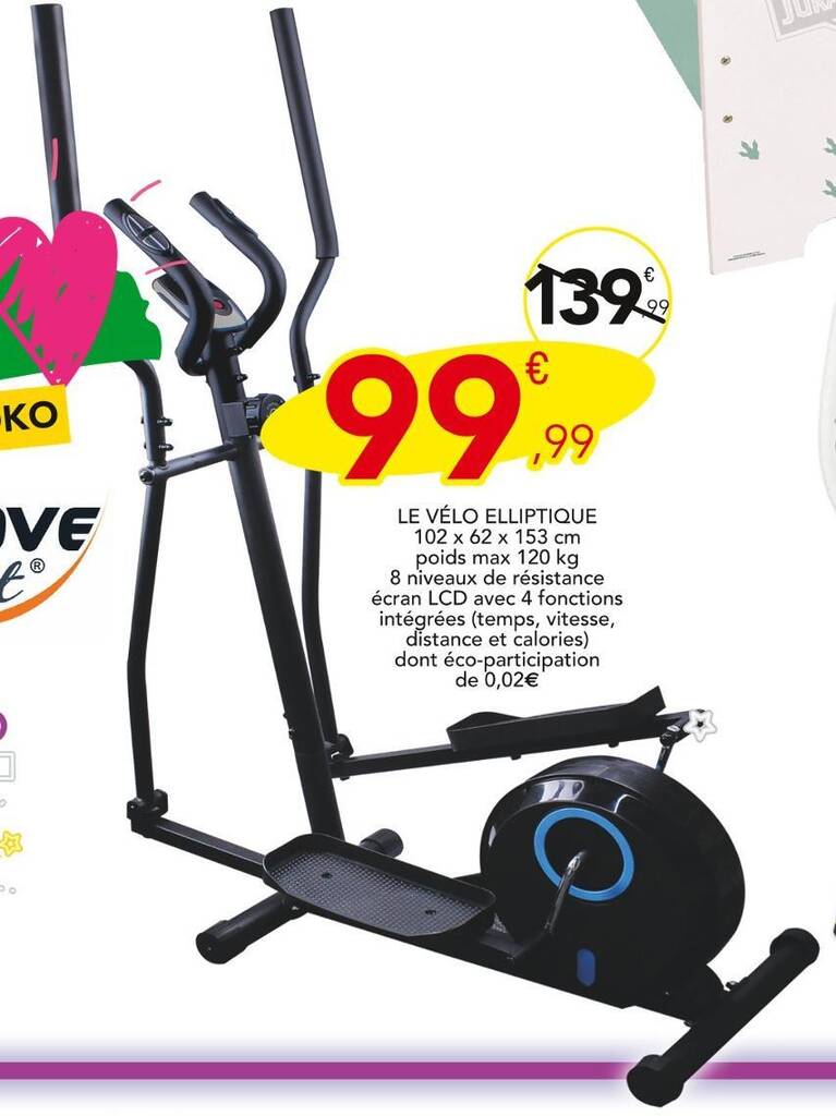 Promo MOOV FIT LE VELO ELLIPTIQUE chez Stokomani