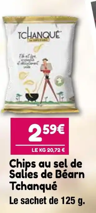 Point Vert Tchanqué Chips au sel de Salies de Béarn offre