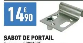 SABOT DE PORTAIL