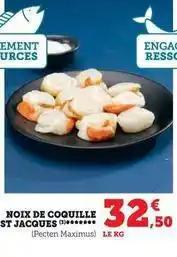 Super U Noix de coquille st jacques offre