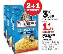 Hyper U Ferrero - couscous moyen offre