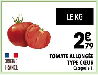 Supeco TOMATE ALLONGÉE TYPE CŒUR offre