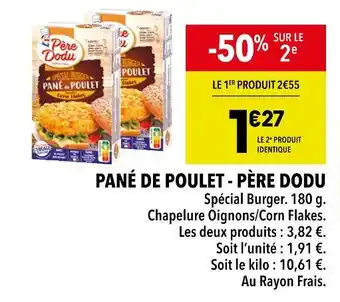 Supeco PÈRE DODU PANÉ DE POULET offre