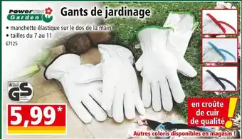 Norma Power Garden Gants de jardinage offre