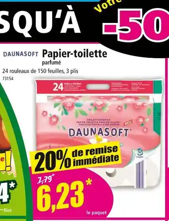 Norma DAUNASOFT Papier-toilette parfumé offre
