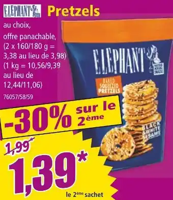 Norma ELEPHANT Pretzels offre