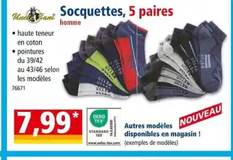 Norma Uncle Sam Socquettes, 5 paires homme offre
