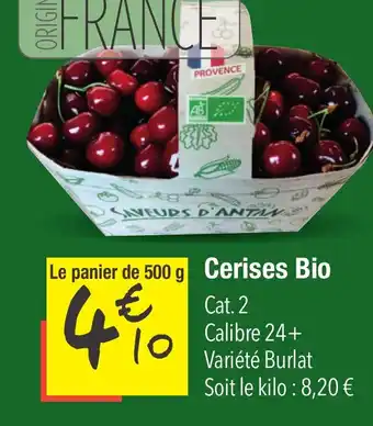 Les Comptoirs de la Bio Cerises Bio offre