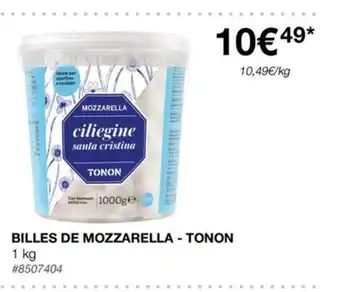 Costco Billes de mozzarella tonon offre