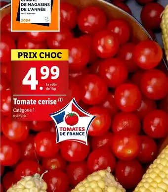 Lidl Tomate cerise offre