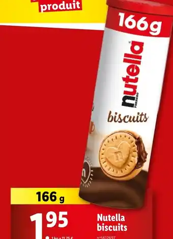 Lidl Nutella biscuits offre