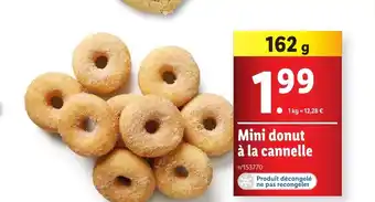 Lidl Mini donut à la cannelle offre