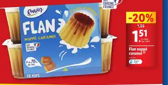 Lidl Flan nappé caramel (2) offre