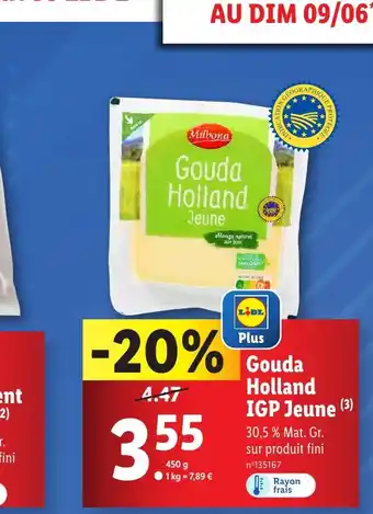 Lidl Gouda Holland IGP Jeune (3) offre