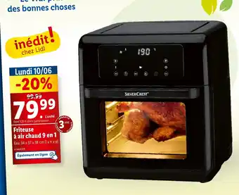 Lidl Friteuse à air chaud 9 en 1 offre