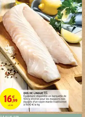Intermarché DOS DE LINGUE offre