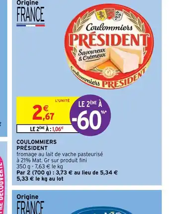 Intermarché COULOMMIERS PRÉSIDENT offre