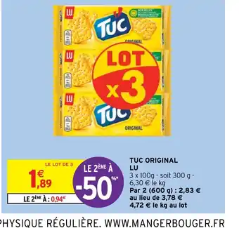 Intermarché TUC ORIGINAL offre