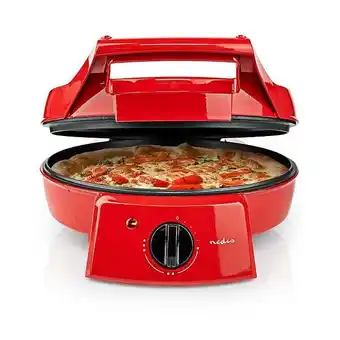 Bricorama Four à Pizza électrique portable 1800W Pizzas Ø30cm Minuterie NEDIS offre